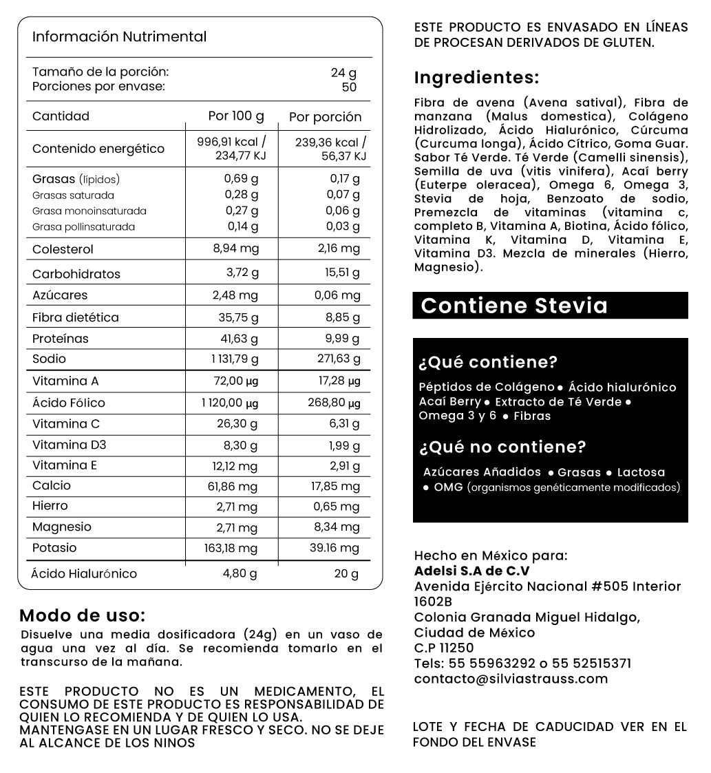 Colágeno Hidrolizado + Ácido Hialurónico