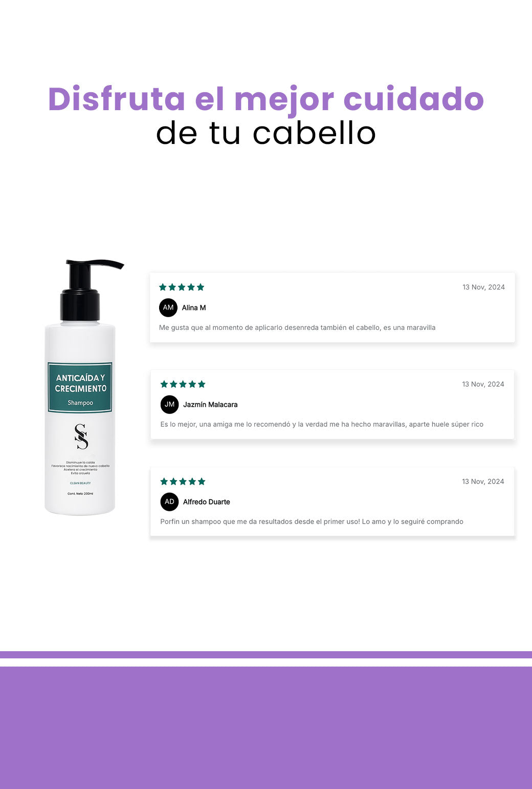 Shampoo Anticaida & Crecimiento