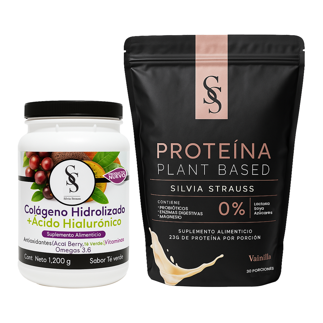 SKIN AND BODY PACK (COLÁGENO + ÁCIDO HIALURÓNICO & PROTEÍNA VEGANA)