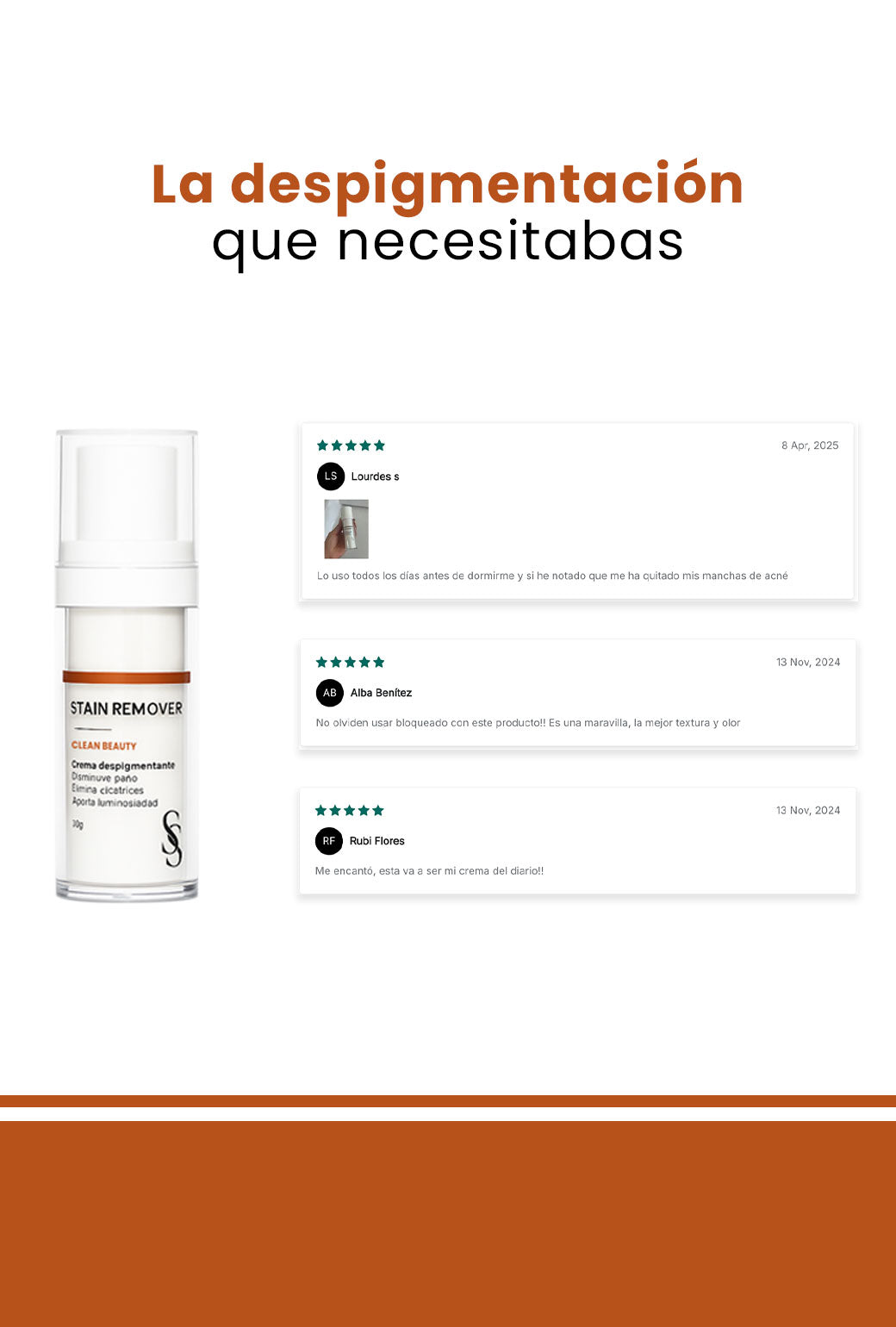 Stain Remover (Crema Despigmentante)